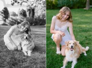 Senior session in Minneapolis with dog