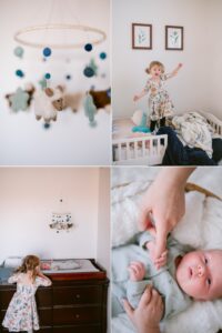 Details of in home newborn session in Eagan, MN