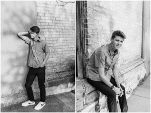 Urban senior photo locations in Minneapolis