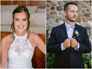 Courtney and Drew's wedding portraits at Rush Creek Golf Club in Maple Grove, Minnesota
