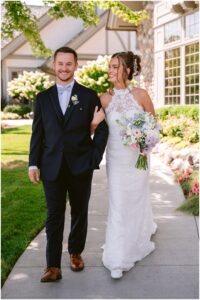 Courtney and Drew's wedding portraits at Rush Creek Golf Club in Maple Grove, Minnesota