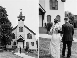 Courtney and Drew wedding ceremony at Holy Name of Jesus Catholic Church in Wayzata Minnesota