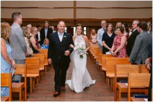 Courtney and Drew wedding ceremony at Holy Name of Jesus Catholic Church in Wayzata Minnesota