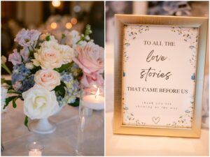 August wedding reception at Rush Creek Golf Club