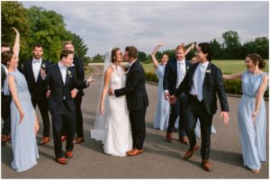 August wedding reception at Rush Creek Golf Club