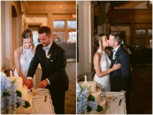 August wedding reception at Rush Creek Golf Club
